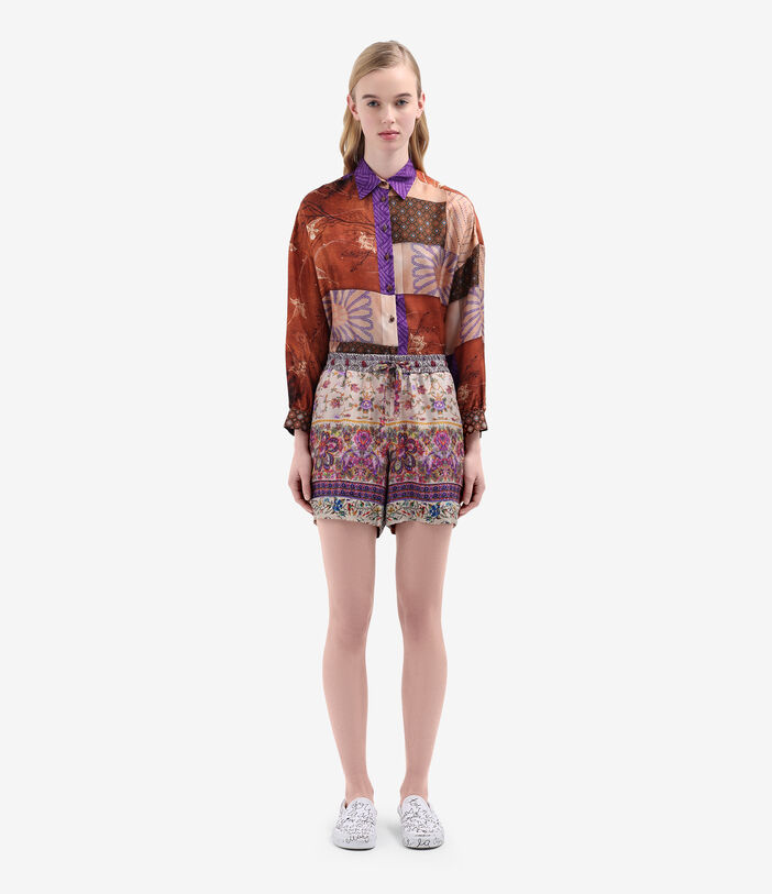 Pierre Louis Mascia ALOE Shorts Silk MULTICOLOR ALOESPN12170SE514858101