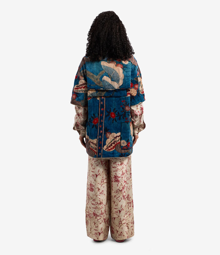 Pierre Louis Mascia REVADA Kimono Cotton Silk Multicolor REVADAKM10635CO122466101