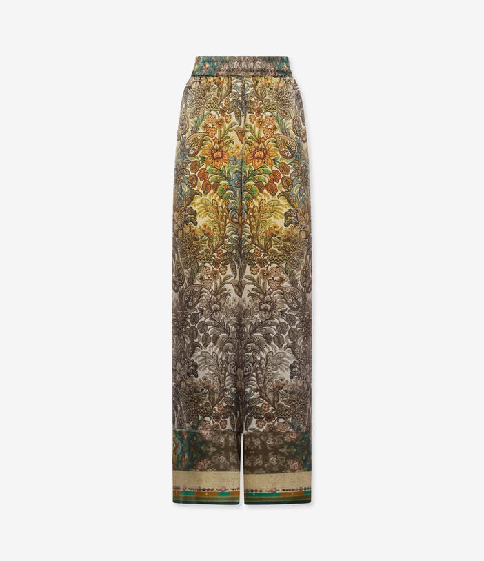 Pierre Louis Mascia MUTKA Palazzo Trousers Silk GIARDINO BOTANICO MUTKASPT12450SE518149101