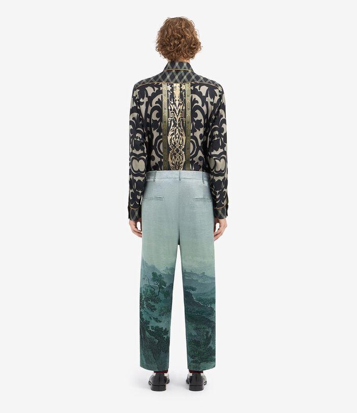 Pierre Louis Mascia ADASTRGUM Trousers Silk Pierre Louis Mascia ADASTRGUM Trousers Silk Multicolor ADASTRGUMSPT12172SE516332101