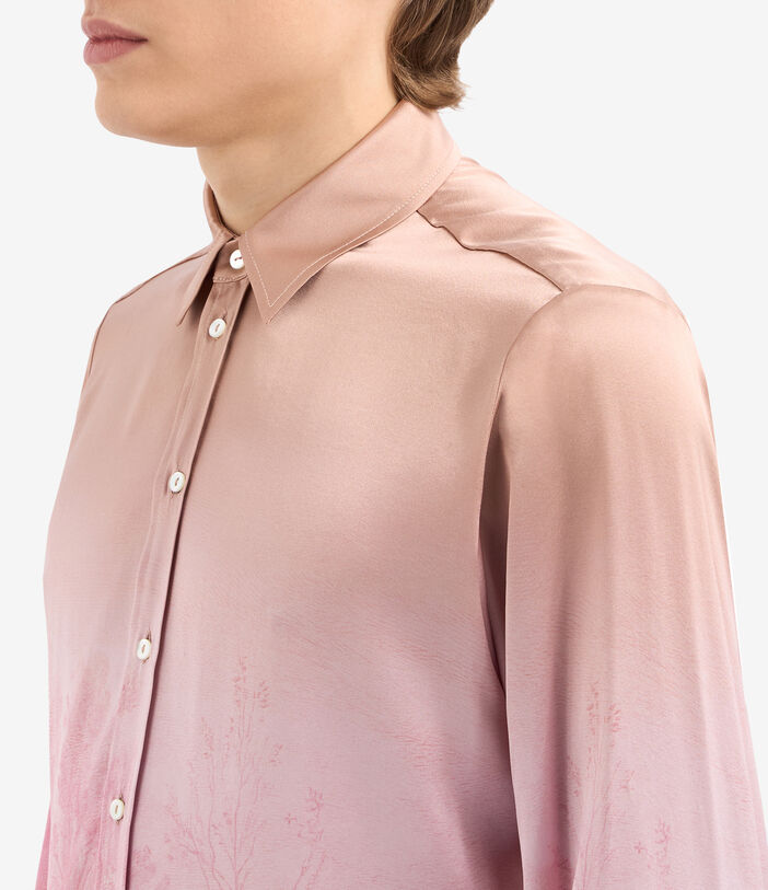 Pierre Louis Mascia ADASTRGUM Longsleeve Shirt Silk DUSTY ROSE ADASTRGUMSCML12451SE514715101