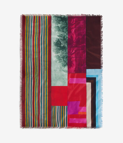 Pierre Louis Mascia ALOEUW Shawl Scarf Silk 135x195 Multicolor ALOEUWSW135X195S4SE51445010118