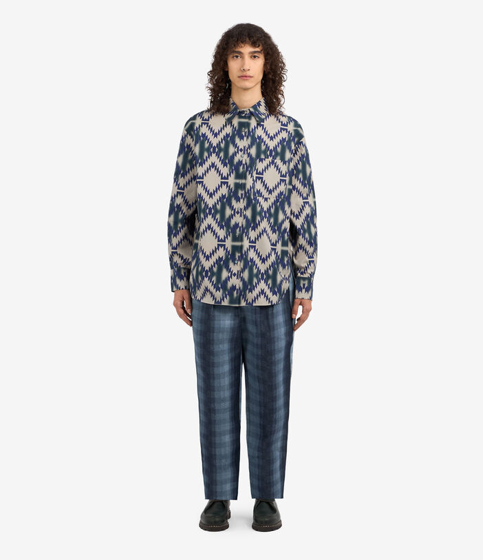 Pierre Louis Mascia TESLABIO Longsleeve Shirt Cotton Multicolor TESLABIOSCML12318CO513522101