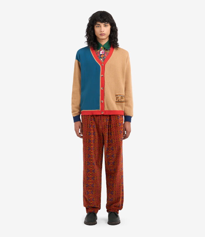 Pierre Louis Mascia TRICOT Cardigan Wool Cashmere Multicolor TRICOTCARPNB001WOCAMAVIO