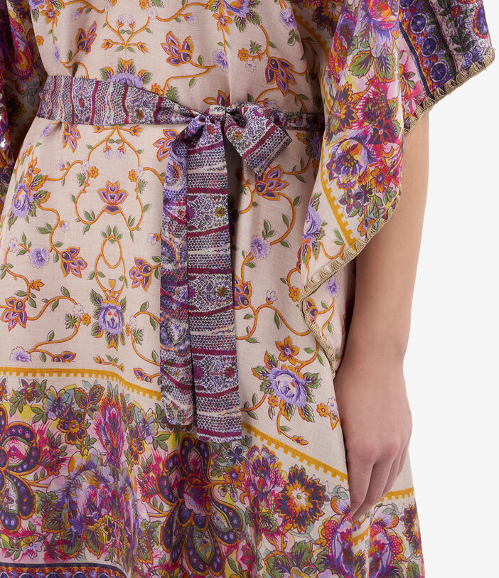 Pierre Louis Mascia ALOE Kaftan Coat Silk MULTICOLOR ALOESKL12428SE515014101