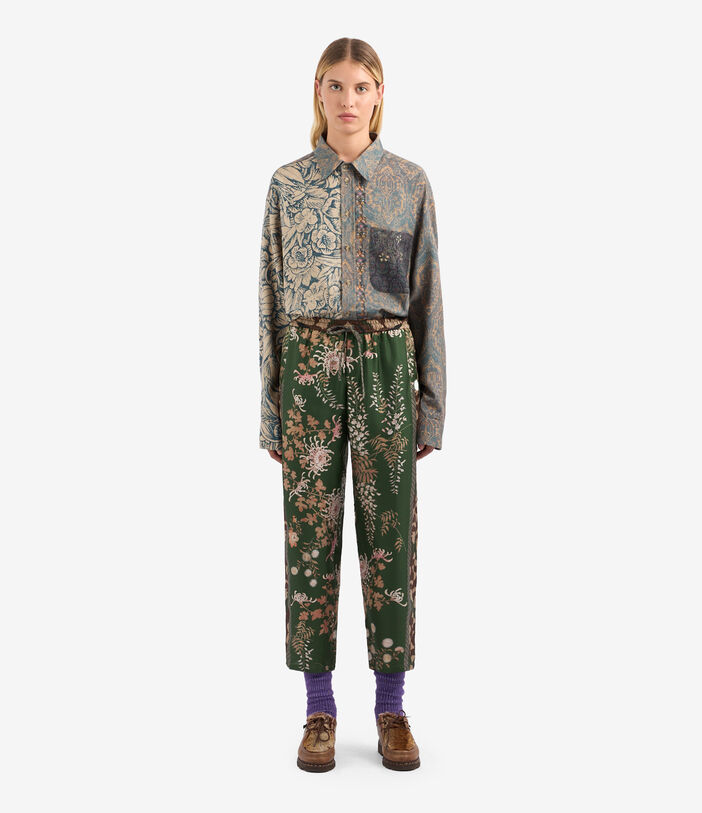 Pierre Louis Mascia ALOE Trousers Silk Pierre Louis Mascia ALOE Trousers Silk Multicolor ALOESPT10959SE513268101
