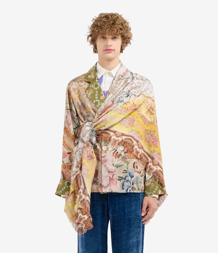 Pierre Louis Mascia ALOEUW Shawl Scarf Silk 135x195 Pierre Louis Mascia ALOEUW Shawl Scarf Silk 135x195 Multicolor ALOEUWSW135X195S4SE51563410118