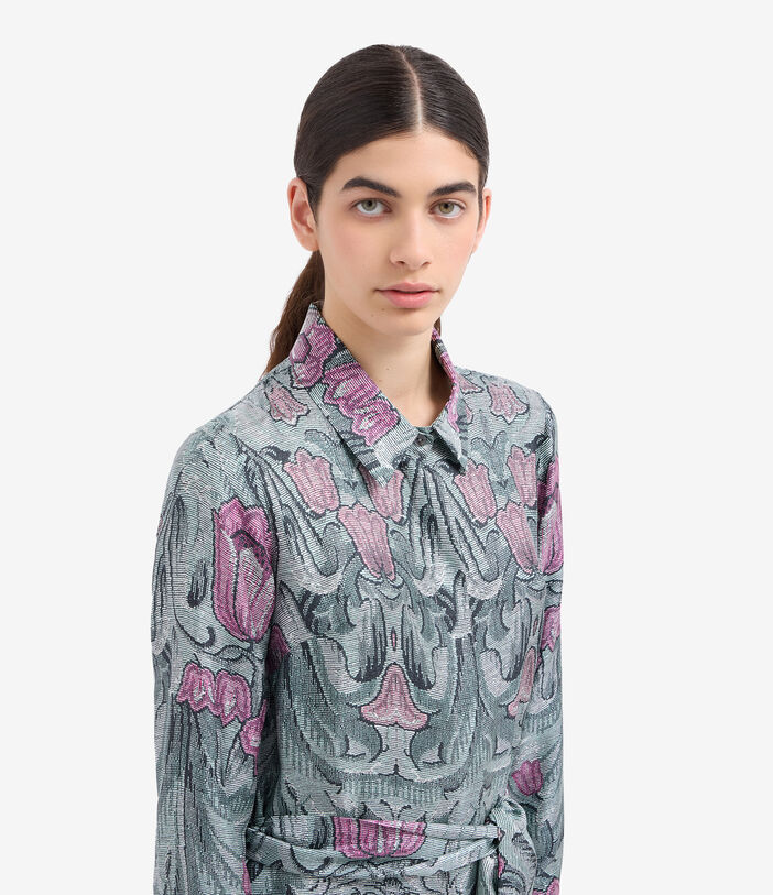 Pierre Louis Mascia ALOE Shirt Dress Silk Pierre Louis Mascia ALOE Shirt Dress Silk Multicolor ALOESAB12448SE516284101