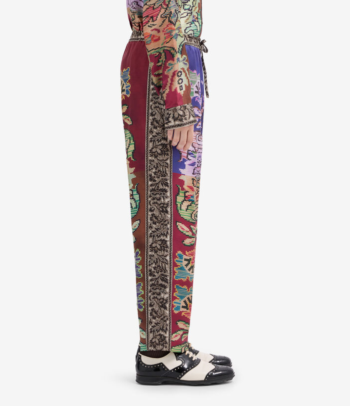 Pierre Louis Mascia ALOE Trousers Silk Pierre Louis Mascia ALOE Trousers Silk Multicolor ALOESPT10959SE516273101