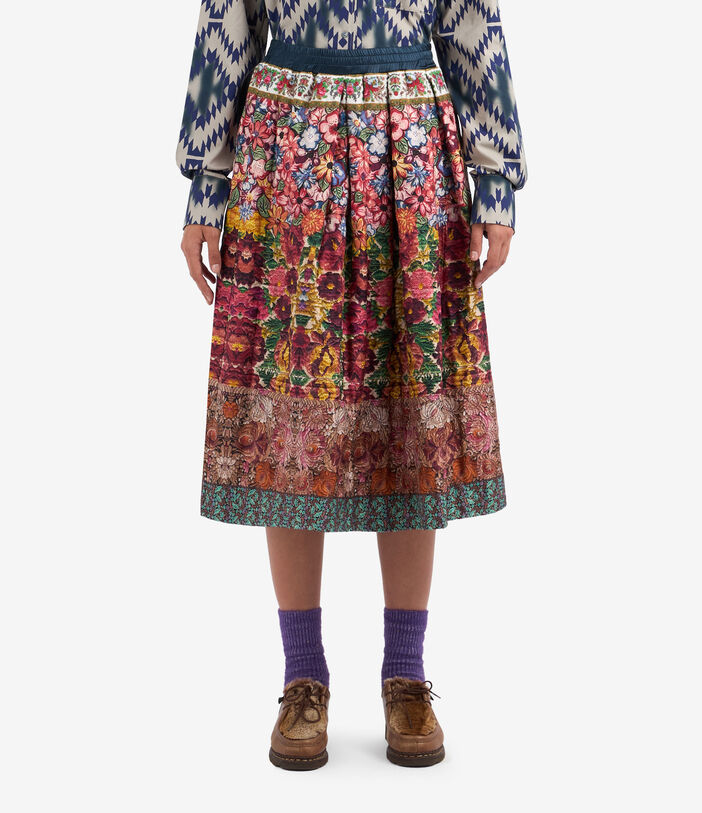 Pierre Louis Mascia ALOSOL Skirt Polyester Silk Multicolor ALOSOLGO11912PL513301101