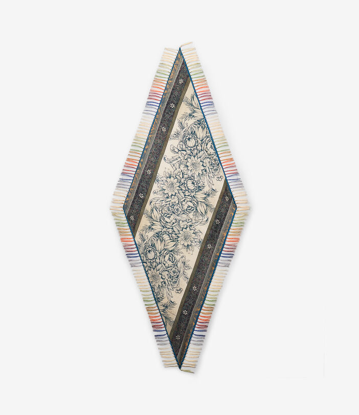 Pierre Louis Mascia ALOEUW Scarf Silk 100x100 Multicolor ALOEUWSW100X100RPFSE51273410118