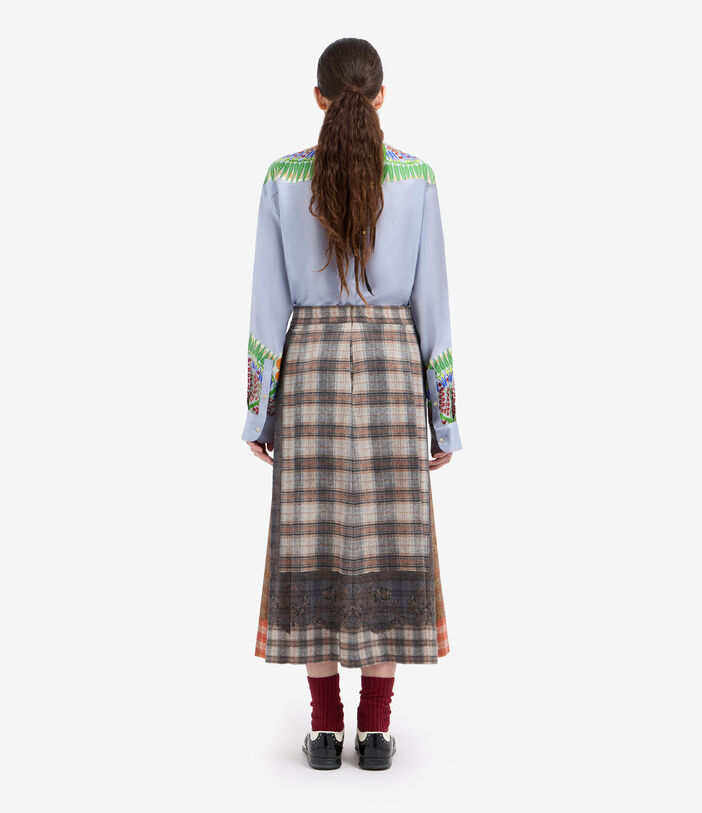 Pierre Louis Mascia DYLAN Skirt Virgin wool Pierre Louis Mascia DYLAN Skirt Virgin wool Multicolor DYLANSGO12360WV516360101