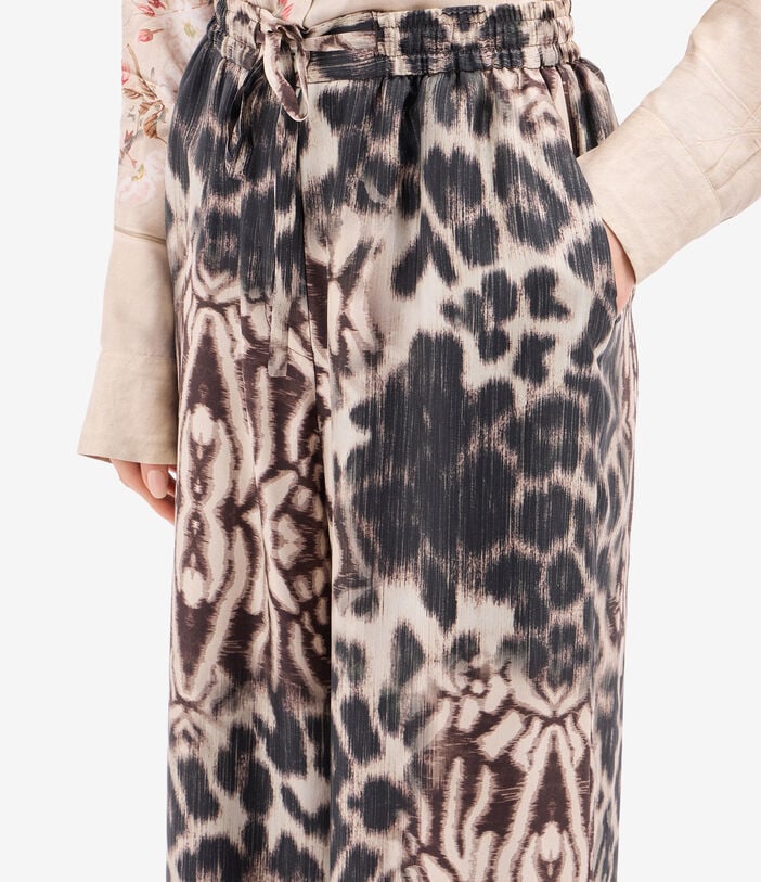 Pierre Louis Mascia ALOE Palazzo Trousers Silk TRAMA SELVATICA ALOESPT11094SE146803101