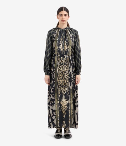 Pierre Louis Mascia ALOE Shirt Dress Silk Multicolor ALOESAB11524SE516371101