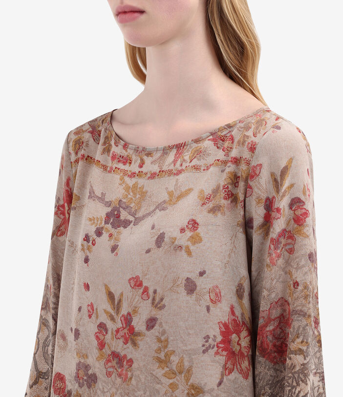Pierre Louis Mascia TRAPEZIO Dress Silk PARCHMENT TRAPEZIOSAB12440SE514872101