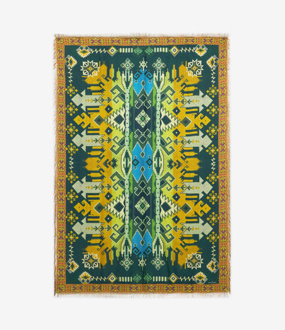 Pierre Louis Mascia ALOEUW Shawl Scarf Silk 135x195 Multicolor ALOEUWSW135X195S4SE51231910118