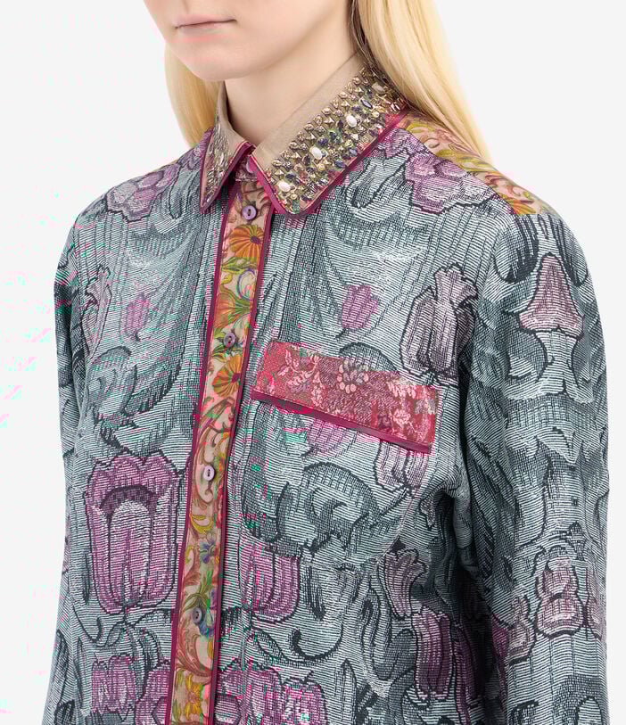 Pierre Louis Mascia ALOE Longsleeve Shirt Silk Pierre Louis Mascia ALOE Longsleeve Shirt Silk Multicolor ALOESCML10642SE516218101
