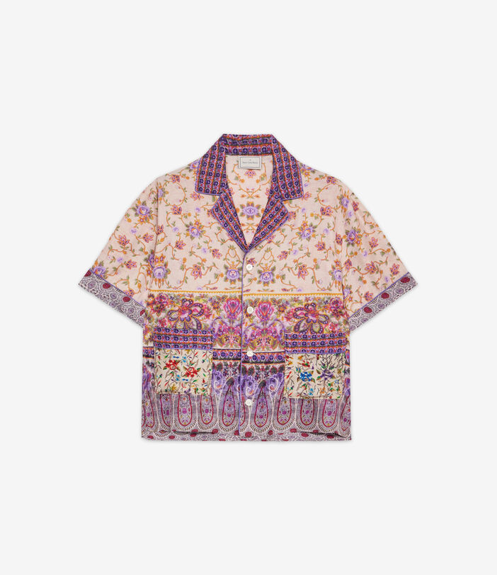 Pierre Louis Mascia ALOE Shortsleeve Shirt Silk MULTICOLOR ALOESCMC11927SE514856101