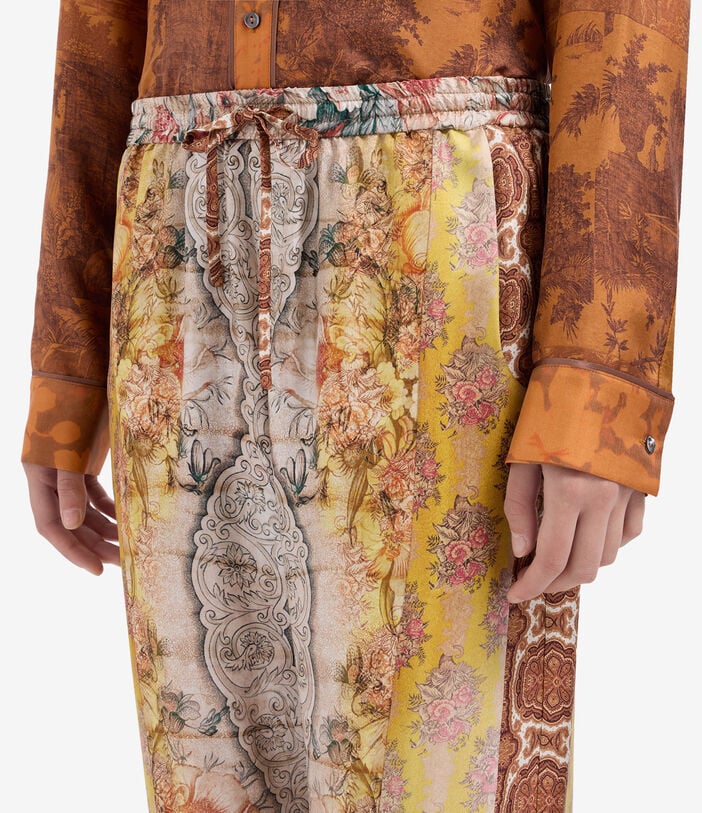 Pierre Louis Mascia ALOE Trousers Silk Pierre Louis Mascia ALOE Trousers Silk Multicolor ALOESPT10959SE516271101