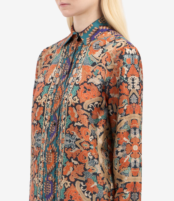 Pierre Louis Mascia ALOE Longsleeve Shirt Silk KILIM ALOESCML11190SE516265101