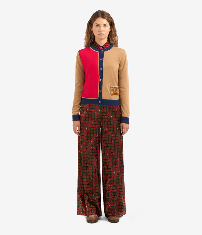 Pierre Louis Mascia RANAT Palazzo Trousers Polyester Multicolor RANATSPT12054PL139596103
