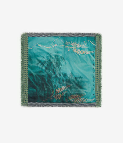 Pierre Louis Mascia ALOEUW Shawl Scarf Silk 135x195 Multicolor ALOEUWSW135X195S4SE51433210118