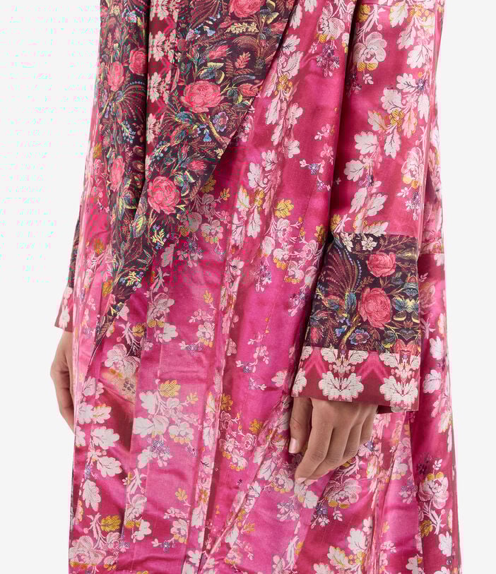 Pierre Louis Mascia ENTHO Raincoat Silk ROSA DAMASCO ENTHOSPO12438SE518170101