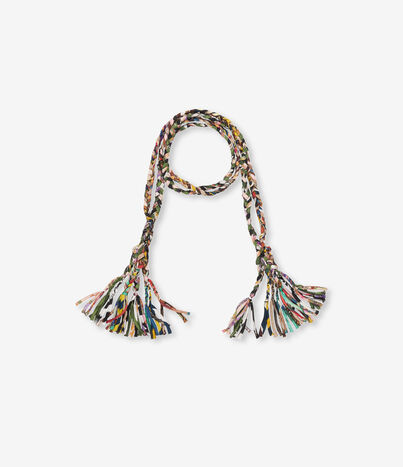 Pierre Louis Mascia ALOEUW Belt Silk MEDAGLIONE ANTICO ALOEUWSWCINTSEMULTICOLOR