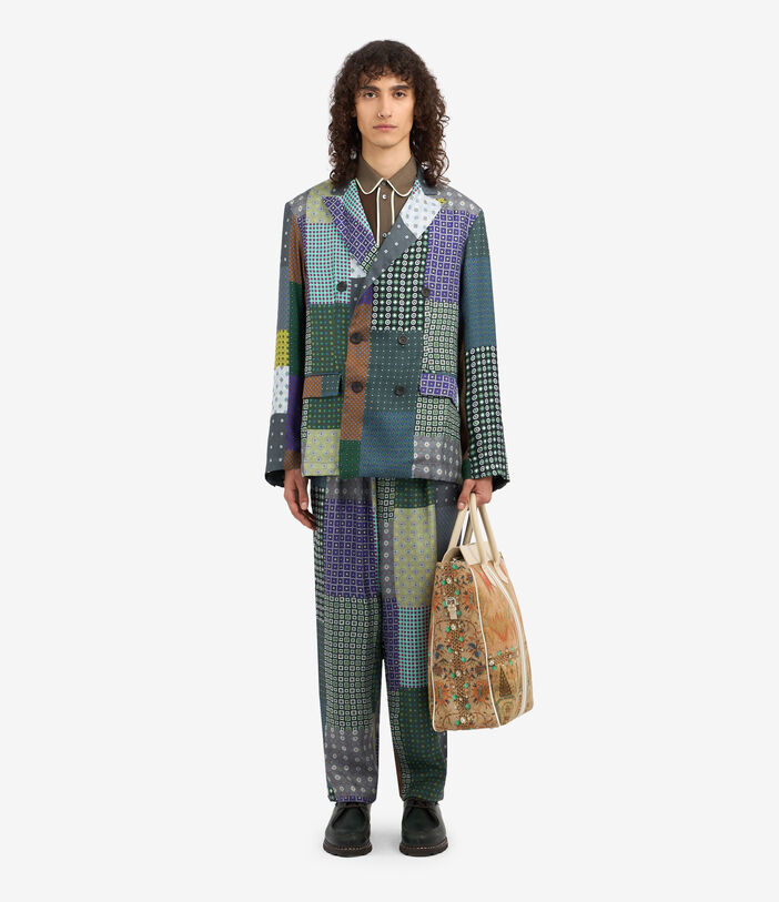 Pierre Louis Mascia FANCY Jacket Silk Multicolor FANCYGC12167SE140133101
