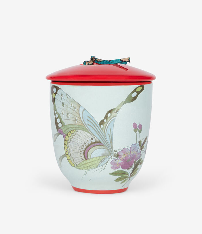 Pierre Louis Mascia CANDH Floral Candle Ceramic/Earthenware LIGHT BLUE CANDHAP11CRMAZZURRO