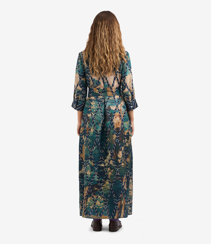 Pierre Louis Mascia ALOE Shirt Dress Silk Multicolor ALOESAB11899SE513575101