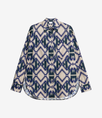 Pierre Louis Mascia TESLABIO Longsleeve Shirt Cotton Multicolor TESLABIOSCML12318CO513522101