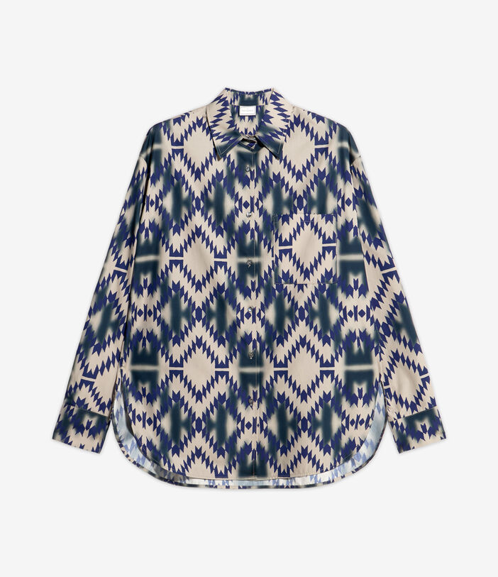 Pierre Louis Mascia TESLABIO Longsleeve Shirt Cotton Multicolor TESLABIOSCML12318CO513522101
