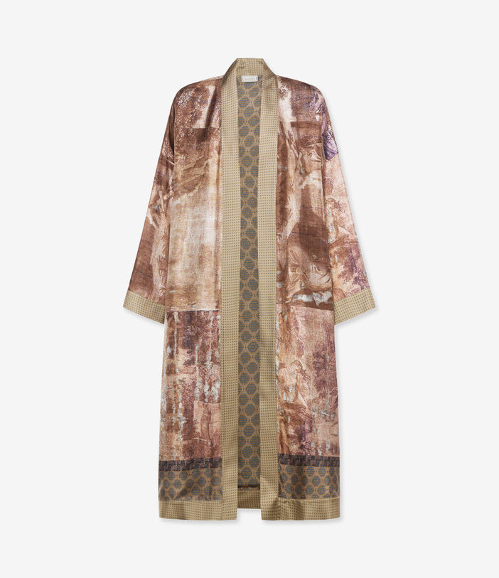 Pierre Louis Mascia ALOE Kimono Silk LITOGRAFIA TERRACOTTA ALOEKM12528SE518050101