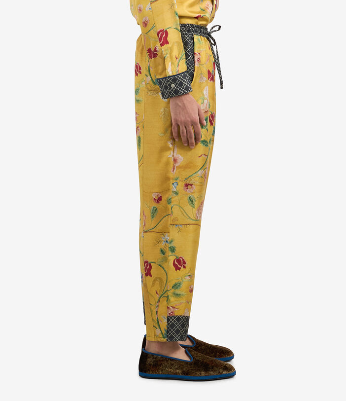 Pierre Louis Mascia ALOE Trousers Silk Multicolor ALOESPT10959SE511958101