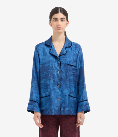 Pierre Louis Mascia ALOEGUM Longsleeve Shirt Silk Multicolor ALOEGUMSCML12600SE516069102