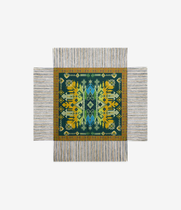 Pierre Louis Mascia ALOEUW Shawl Scarf Silk 135x135 Multicolor ALOEUWSW135X135INSE51234110118