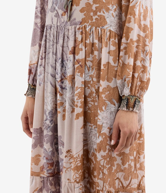 Pierre Louis Mascia TETRIS Kaftan Dress Silk LOTO BIANCO TETRISSVAB11941SE518225101