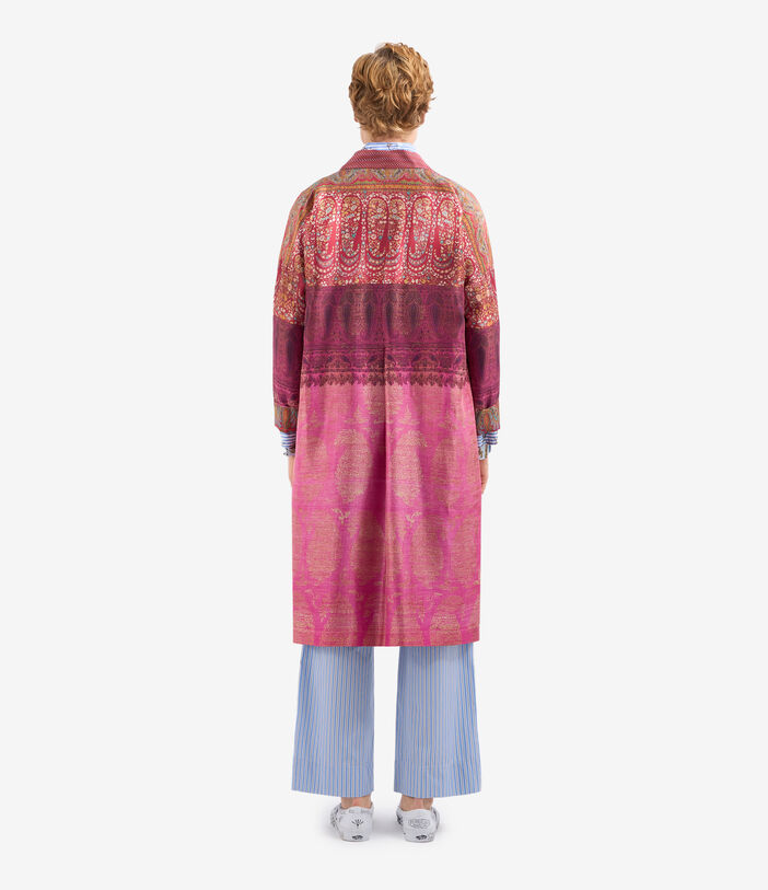 Pierre Louis Mascia ENEKAM Jacket/Raincoat Silk FUCHSIA ENEKAMSPO12438SE514978101