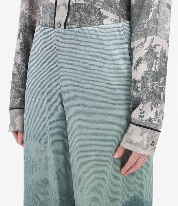 Pierre Louis Mascia ADASTRGUM Palazzo Trousers Silk Pierre Louis Mascia ADASTRGUM Palazzo Trousers Silk Multicolor ADASTRGUMSPT12409SE516336101