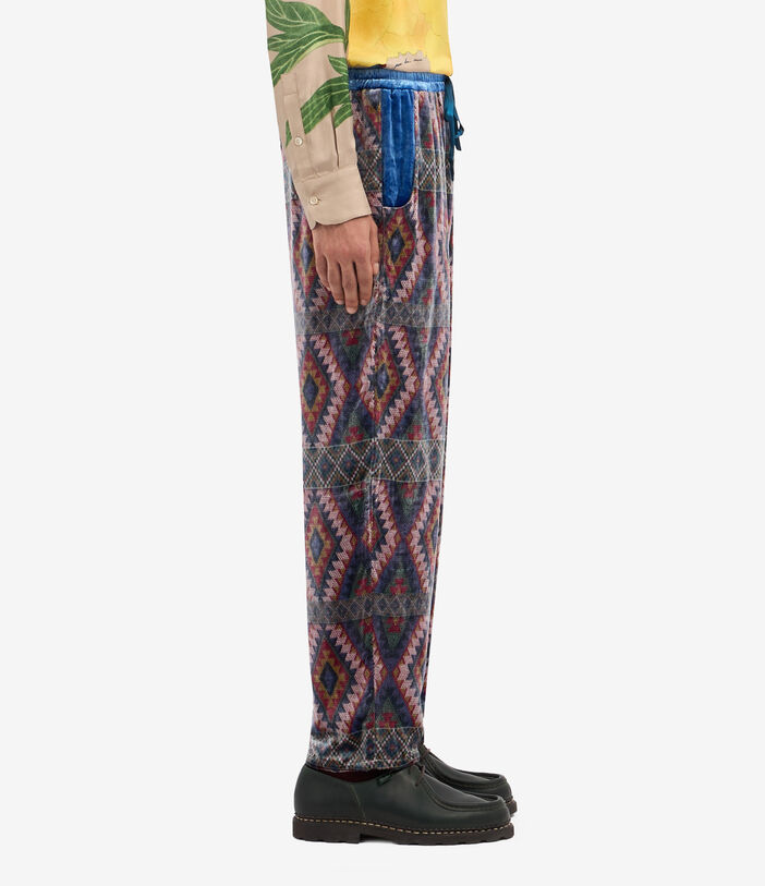 Pierre Louis Mascia KANPUR Trousers Viscose Silk Multicolor KANPURSVPT11667VI513581101