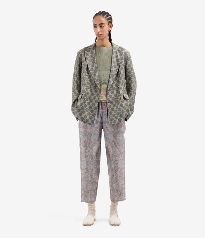 Pierre Louis Mascia ALOE Trousers Silk ARAZZO ALOESPT10959SE517944101