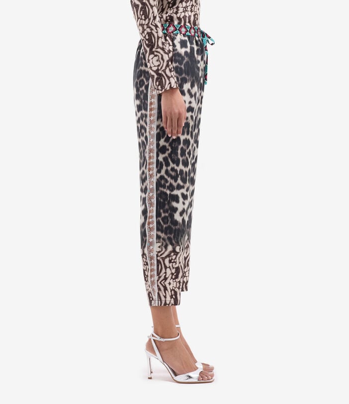 Pierre Louis Mascia ALOE Trousers Silk TRAMA SELVATICA ALOESPT10959SE517906101