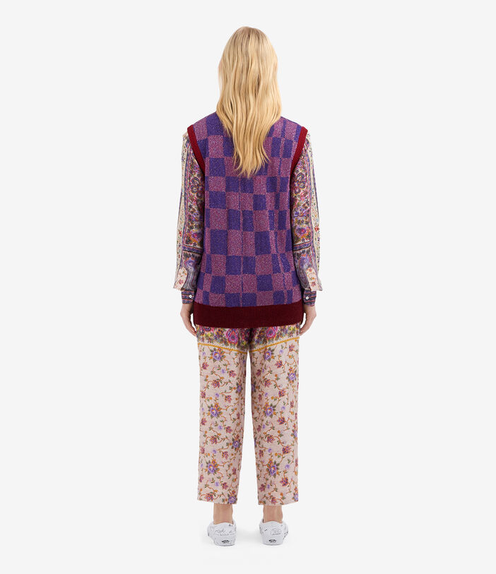 Pierre Louis Mascia TRICOT Gilet Acetate Multicolor TRICOTGLPPP002ACQUADRO