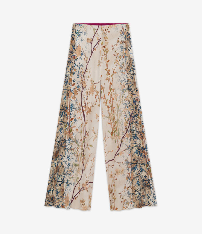 Pierre Louis Mascia FEBO Trousers Silk ECRU FEBOSPT12409SE142052101