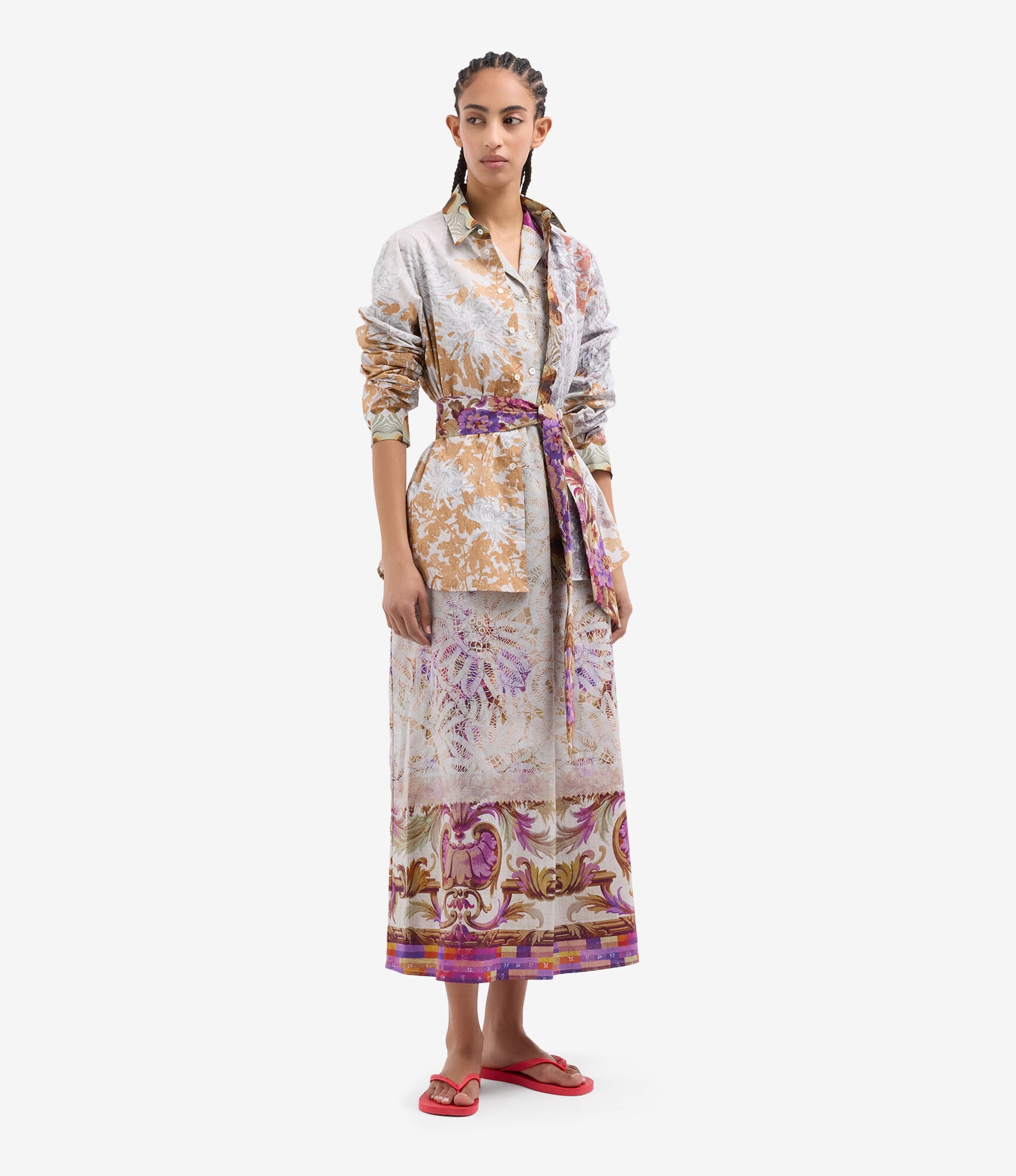 Silk printed dresses | Pierre-Louis Mascia®