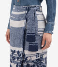 Pierre Louis Mascia ALOE Wrap Skirt Silk RAMPICANTE BLU ALOESGO12830SE518397101