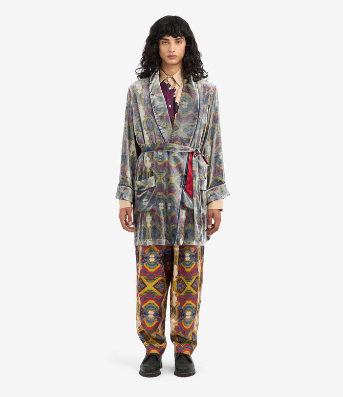 Pierre Louis Mascia FANCY Trousers Silk Multicolor FANCY2SPT10955SE140130101
