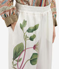 Pierre Louis Mascia ALOEGOTS Palazzo Trousers Silk WHITE ALOEGOTSSPT11903SE514679101