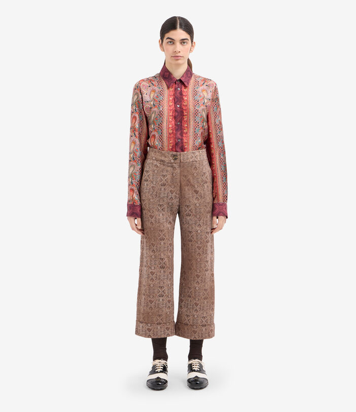 Pierre Louis Mascia DYLAN Palazzo Trousers Virgin wool Pierre Louis Mascia DYLAN Palazzo Trousers Virgin wool Multicolor DYLANSPT12471WV143899101